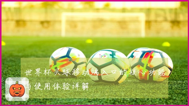 世界杯买球移动端入口的核心功能与使用体验详解