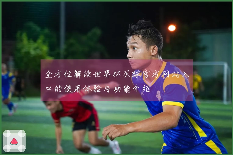 全方位解读世界杯买球官方网站入口的使用体验与功能介绍